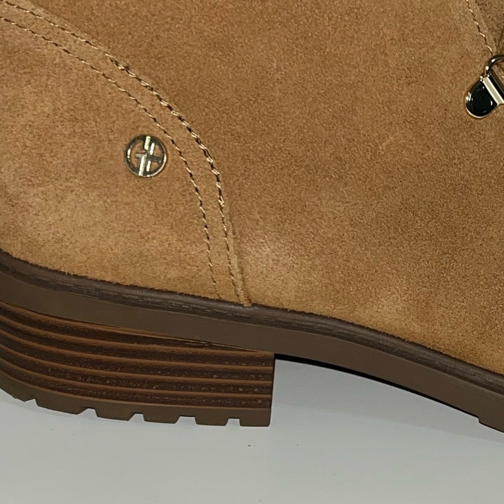Giani Bernini Womens Bertey Suede Lace-Up Booties Memory Foam, brown/tan - Picture 3 of 10